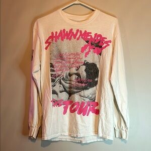 Shawn Mendes Tour Graphic Long Sleeve Shirt
